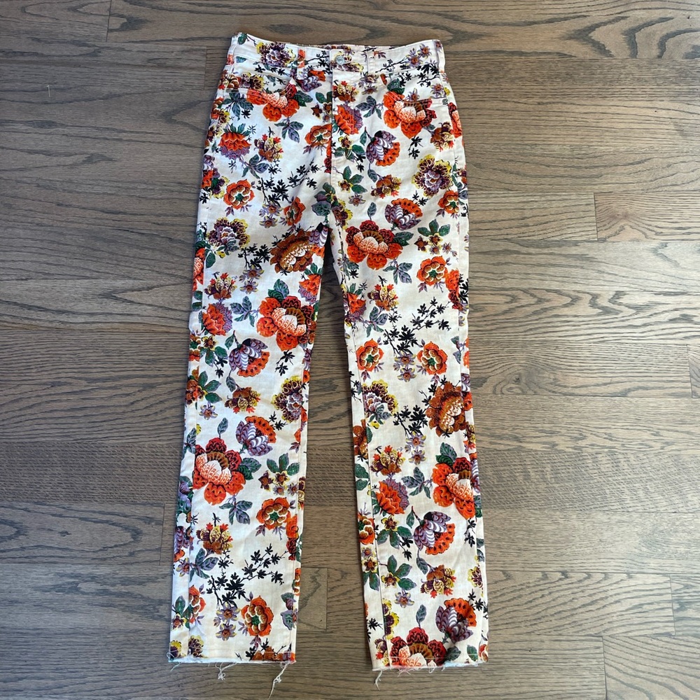 Anthropologie Pilcro Patterned Jeans (Barely Worn)